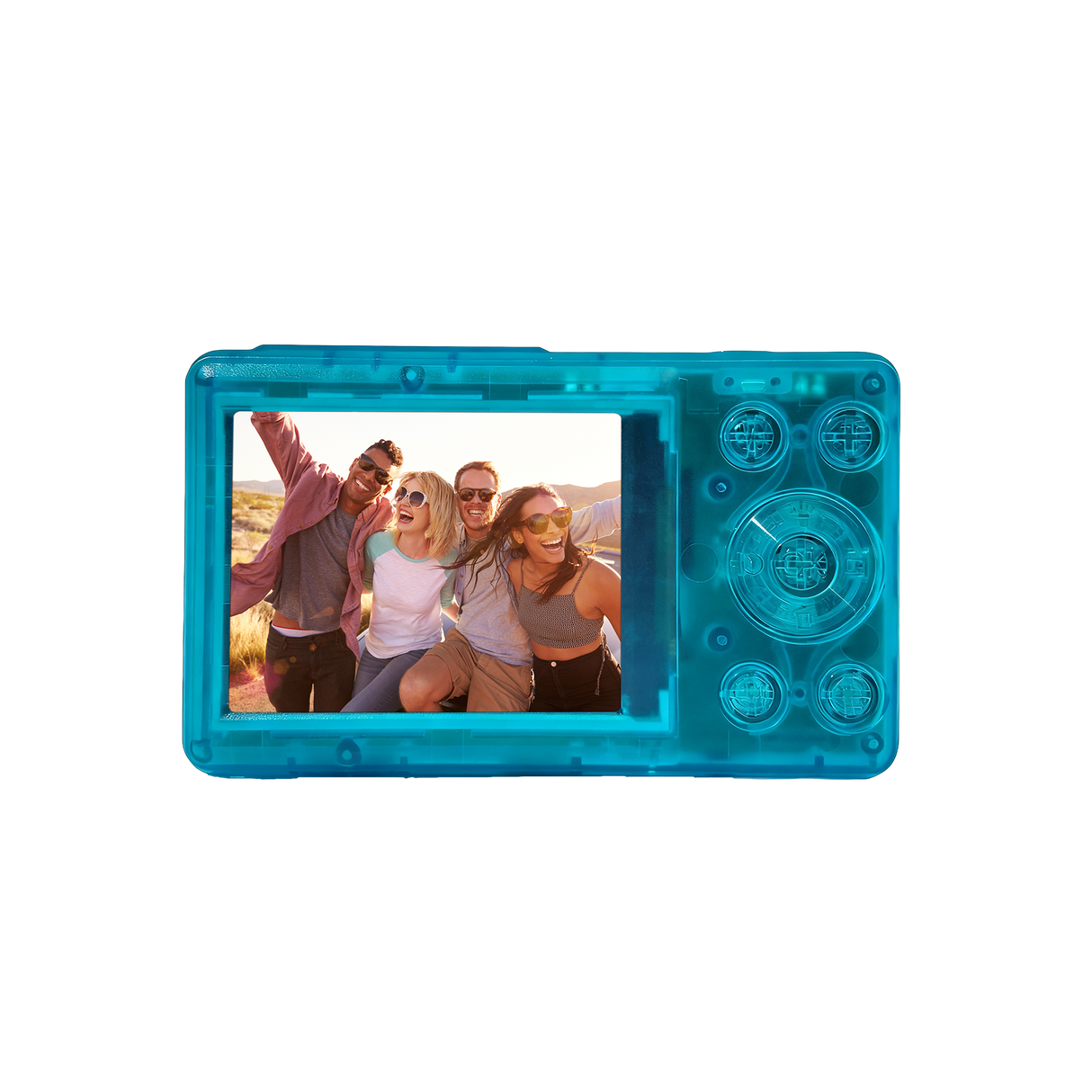 Compactline Pocket | Transparent Clear | 48 MP Digitalkamera mit 4K