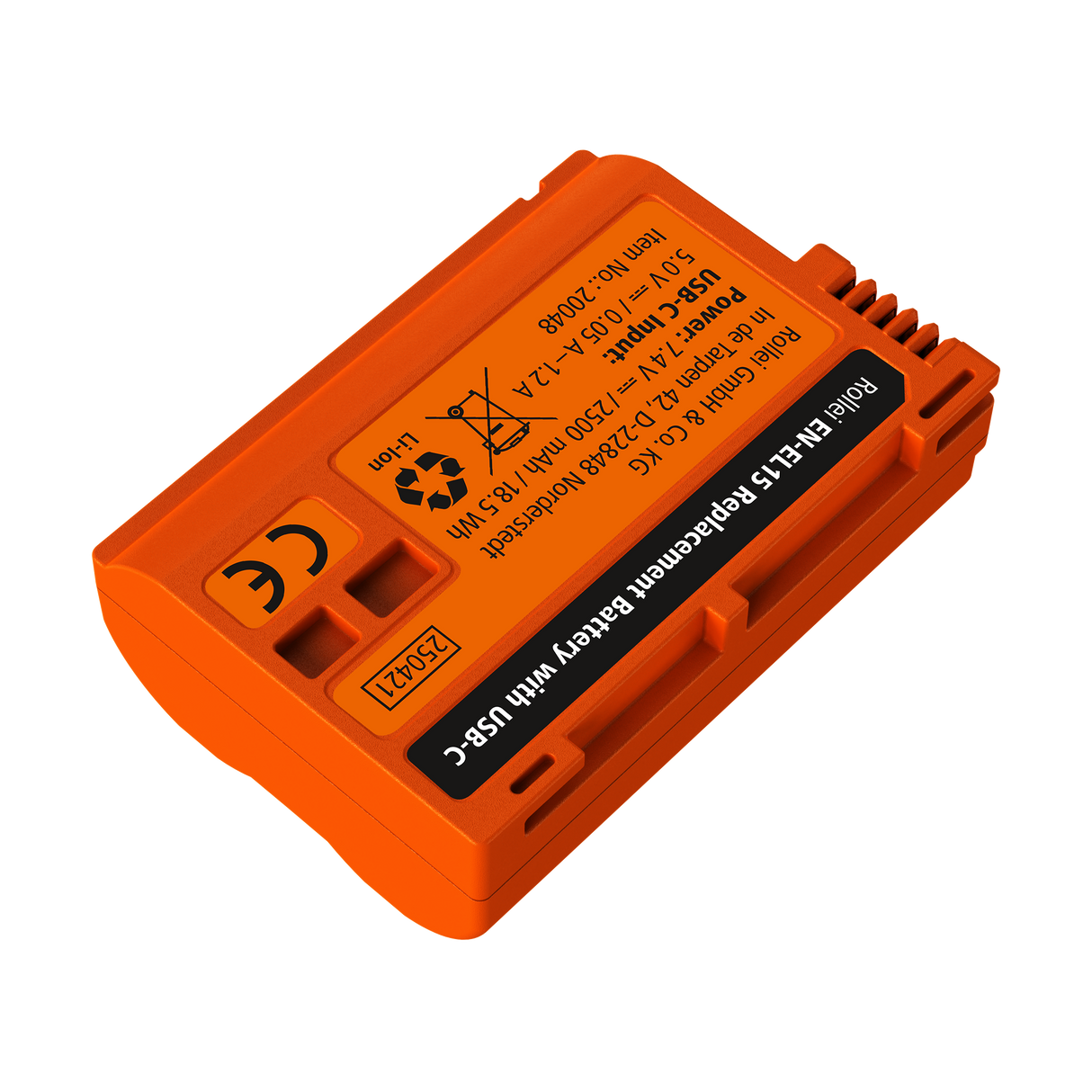 Kamera-Akku mit USB-C