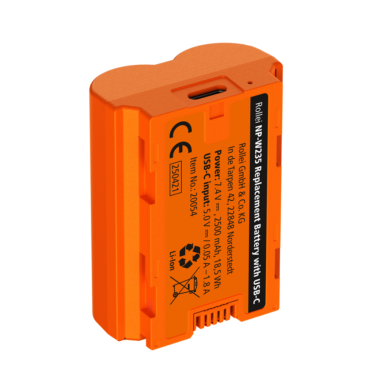 Kamera-Akku mit USB-C