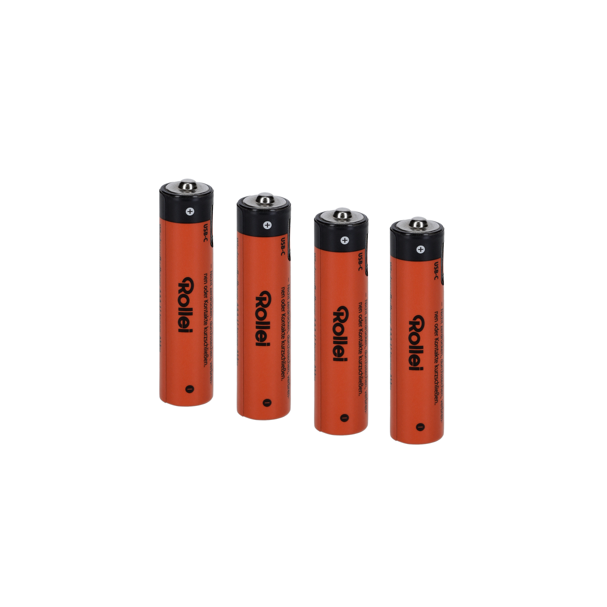 USB-C Li-Ion Akkus (wiederaufladbar) – 4er-Pack