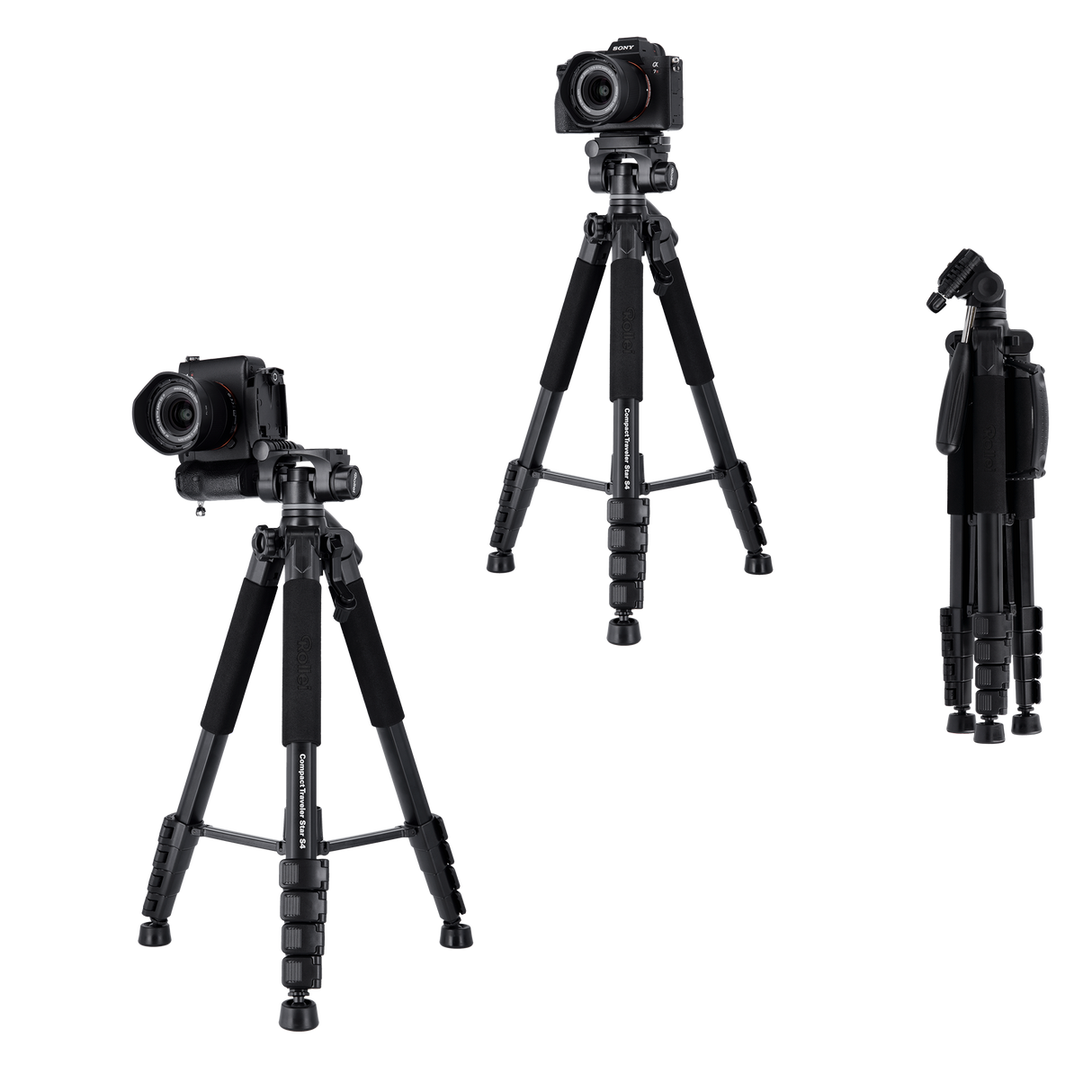 Stativ I Aluminium I Compact Traveler Star S4