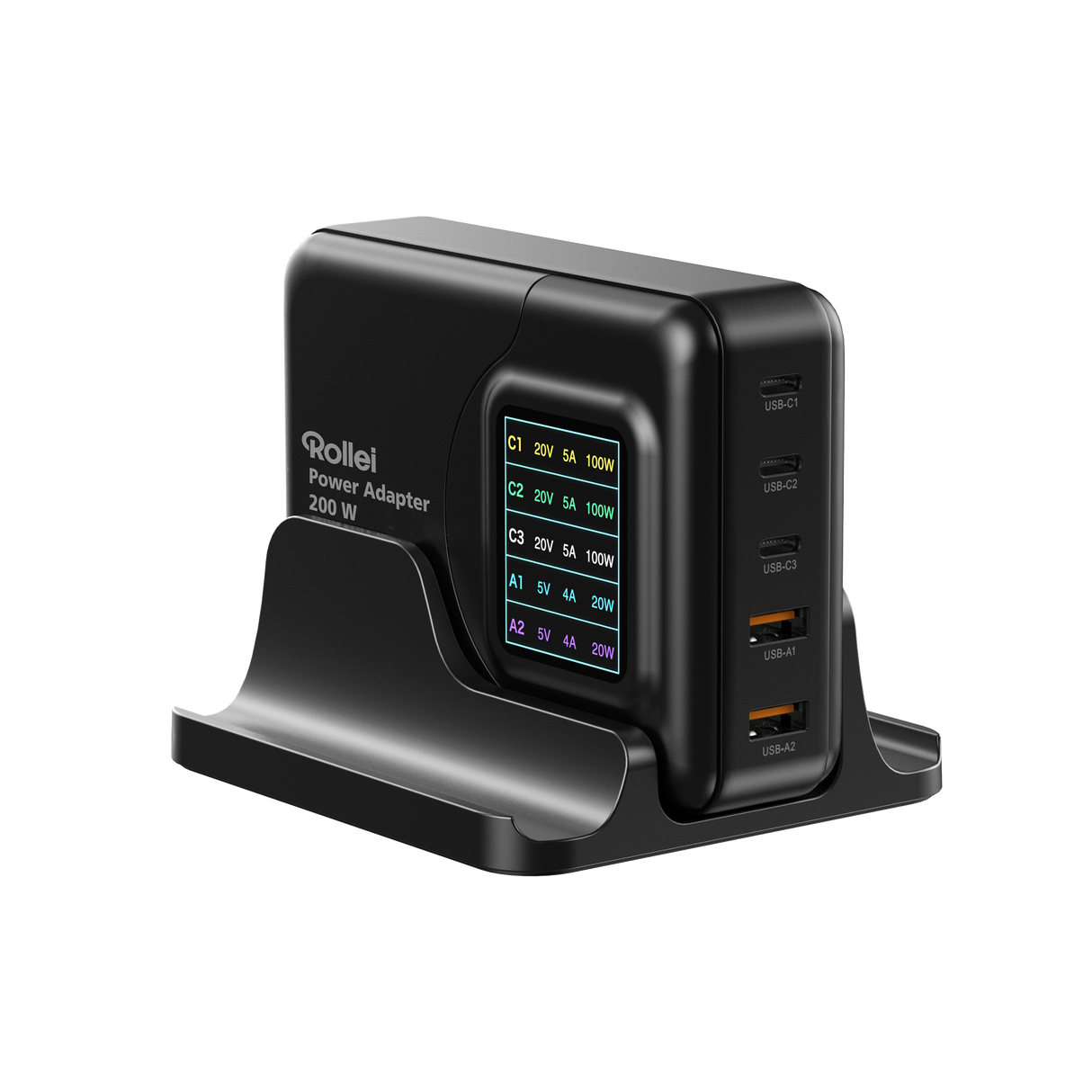 Power Adapter 200W - USB-A & USB-C Netzteil