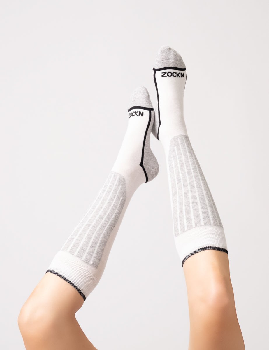 Ski Socken | 1 Paar | Bio-Baumwolle & Merinowolle | Unisex