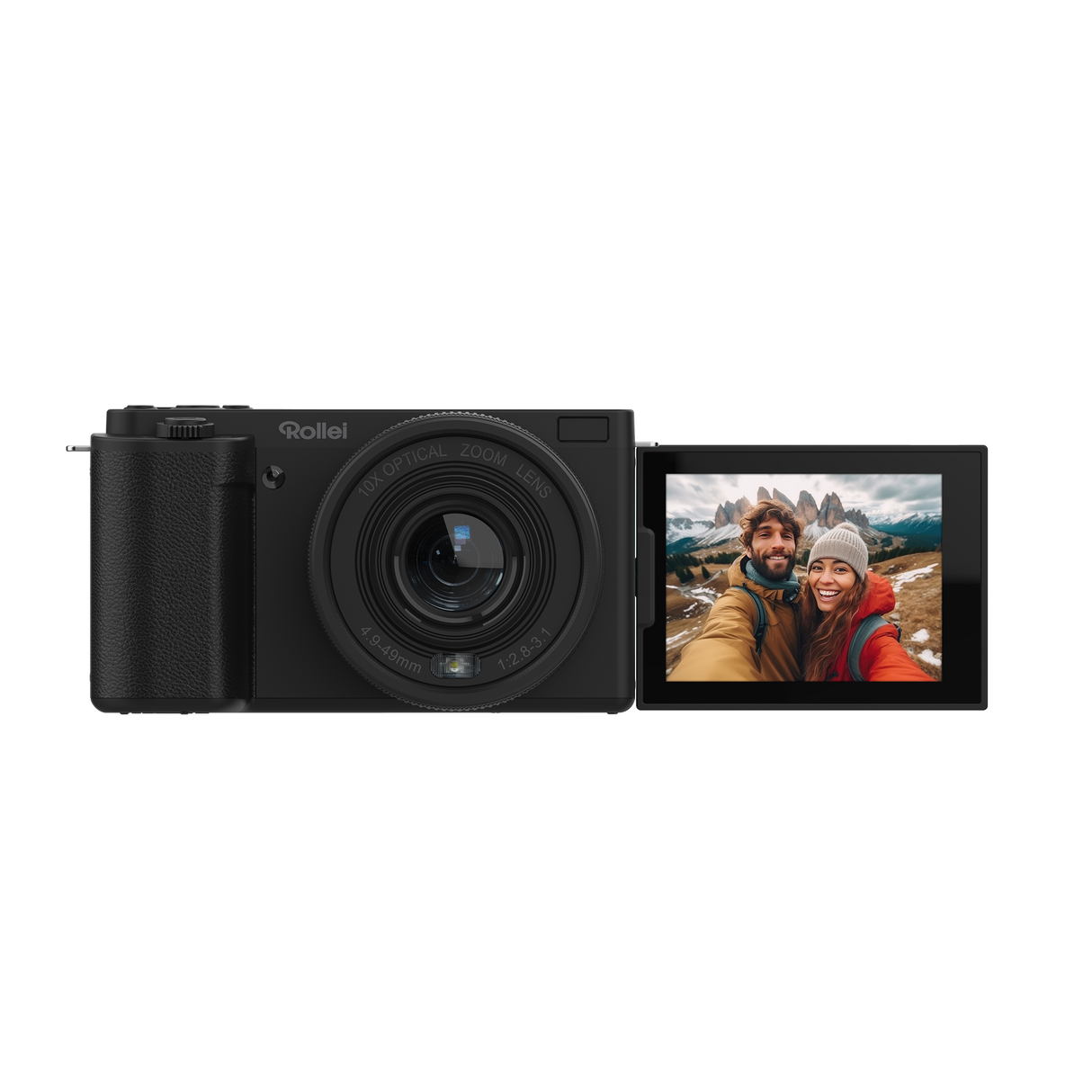 Compactline 10x Flip Screen | 64 MP Digitalkamera mit 4K