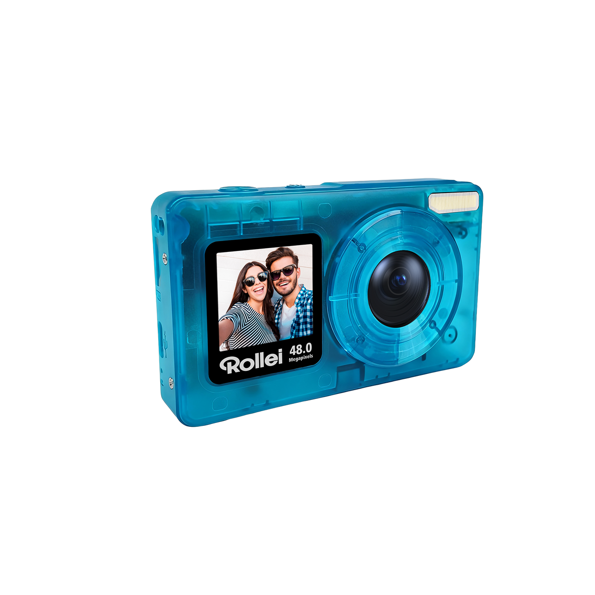 Compactline Pocket | Transparent Clear | 48 MP Digitalkamera mit 4K