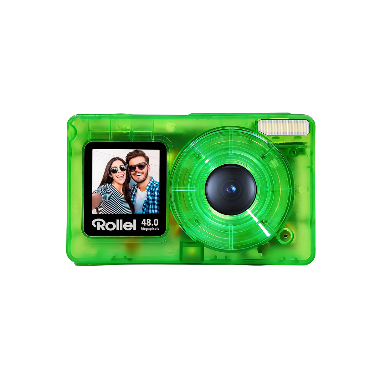 Compactline Pocket | Transparent Clear | 48 MP Digitalkamera mit 4K