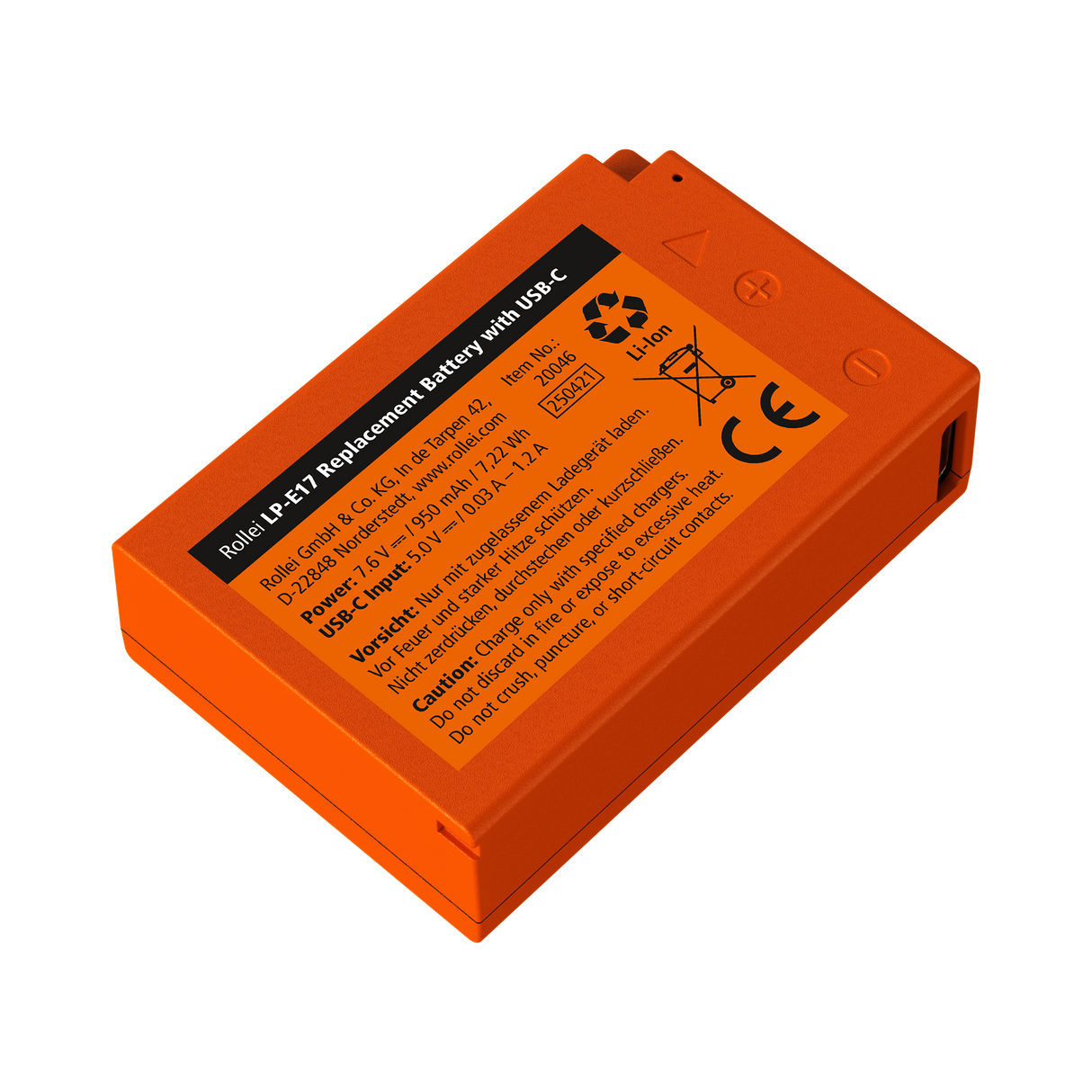 Kamera-Akku mit USB-C