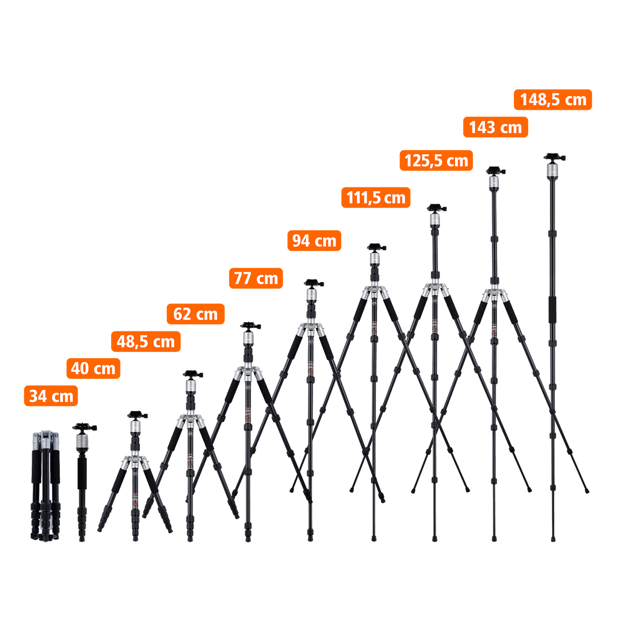 Stativ | Aluminium | Compact Traveler No. 1