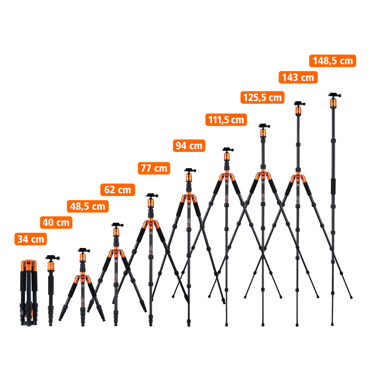 Stativ | Aluminium | Compact Traveler No. 1