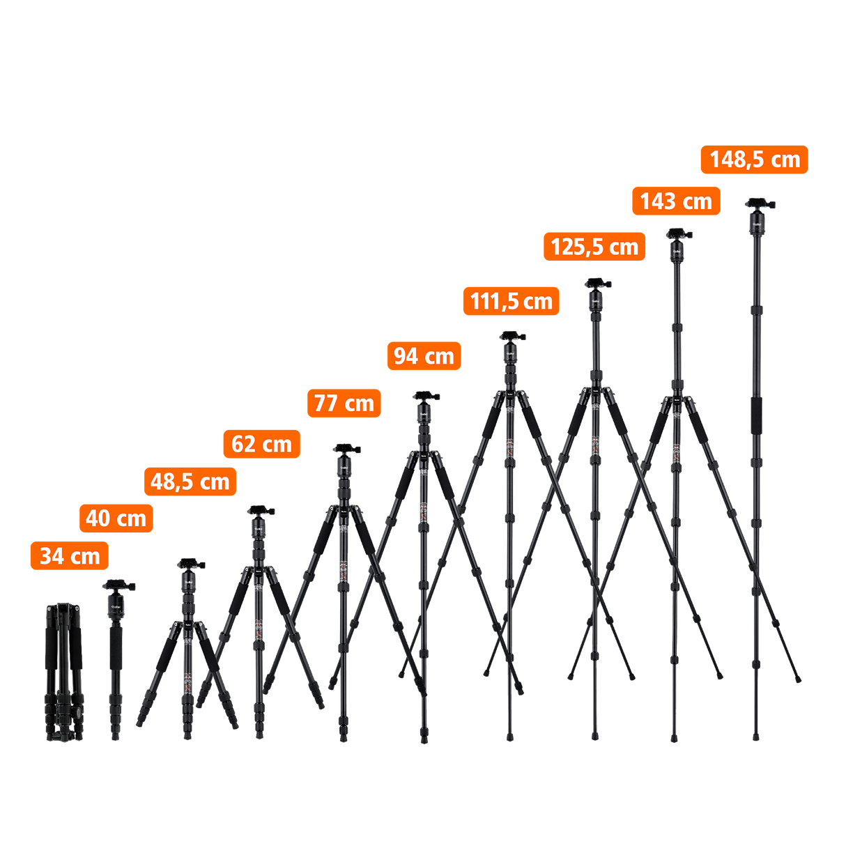 Stativ | Aluminium | Compact Traveler No. 1