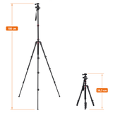 Stativ I Aluminium I Compact Traveler No. 2