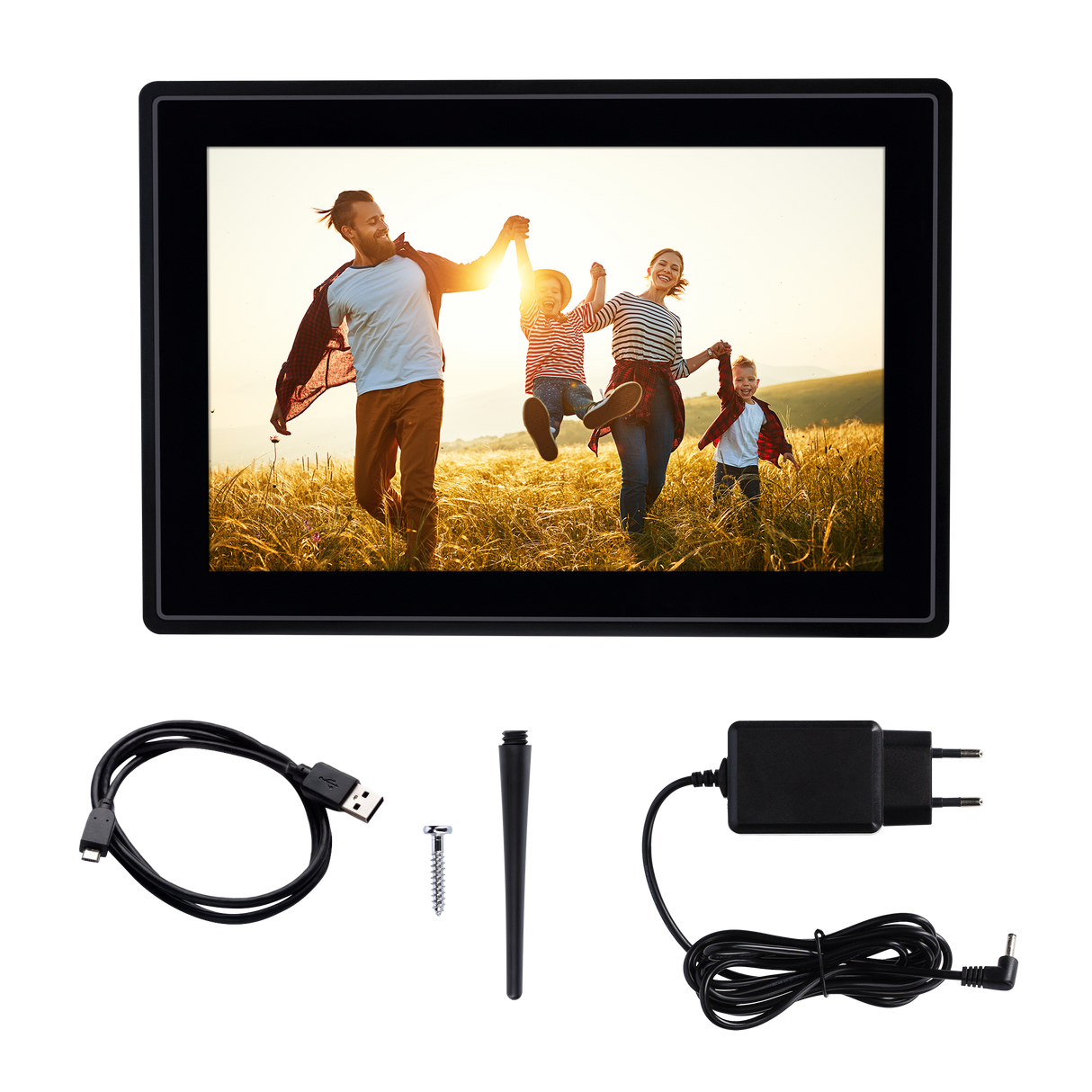 Smarter Bilderrahmen | 10" Diagonale | Wifi | Frameo App | Model 100