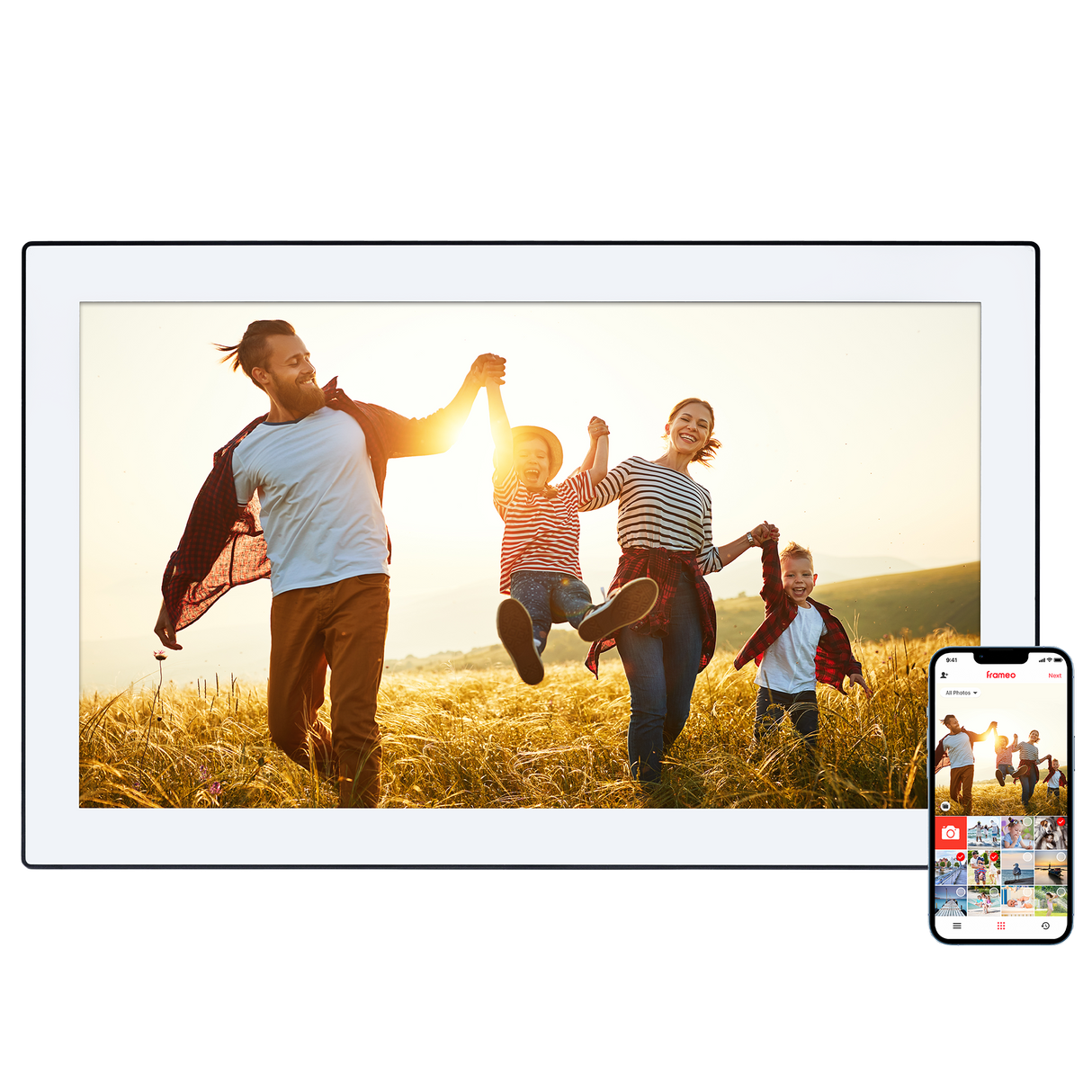 Smarter Bilderrahmen | 21,5" Diagonale | WiFi | Frameo App | Modell 211