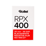 RPX Schwarzweiß-Negativfilm | 35 mm & Rollfilm | ISO 25 / 100 / 400