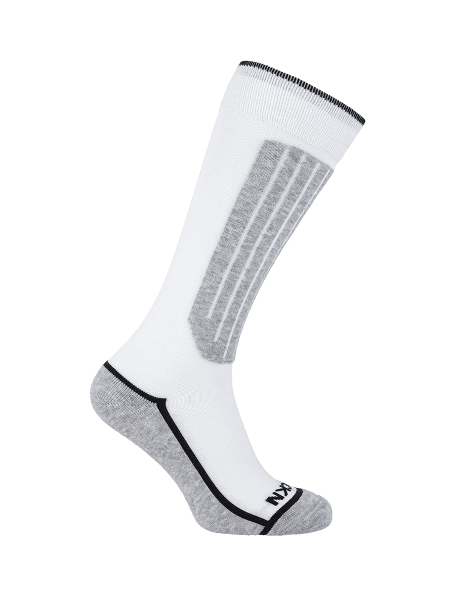 Ski Socken  | 1 Paar | Bio-Baumwolle & Merinowolle | Unisex