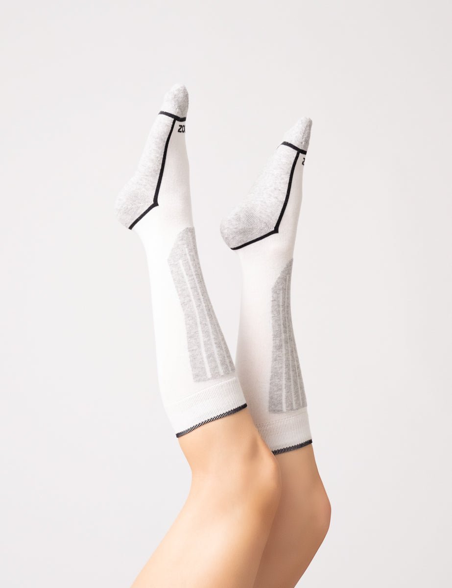 Ski Socken  | 1 Paar | Bio-Baumwolle & Merinowolle | Unisex